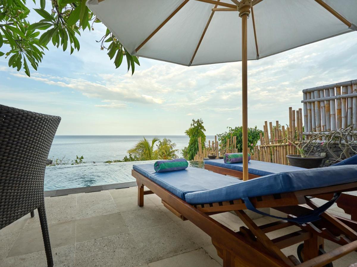 Villa Mimpi Manis Infinity Pool&180°Ocean View Amed Exteriér fotografie